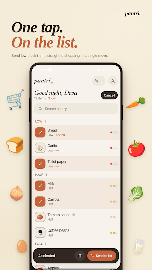 Pantri: Pantry Supply Tracker Screenshot 1