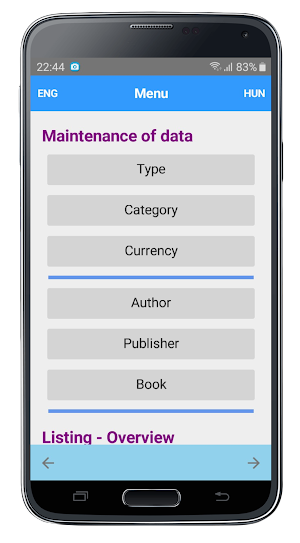 Book Register Screenshot 1