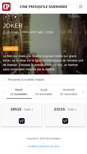 Guérande Ciné Presqu'ile Screenshot 2