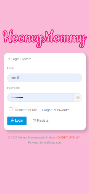 Hooney Mommy System Screenshot 0