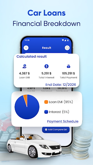 Loan EMI & Mortgage Calculator Screenshot 2