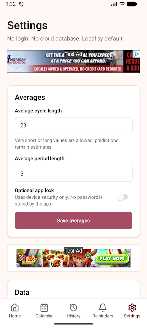 My Period: Tracker Screenshot 3