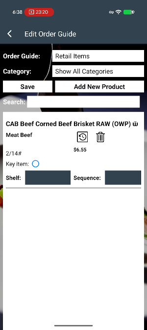 Land & Sea Provisions Screenshot 1