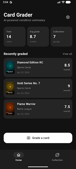 Card Grader App Screenshot 0