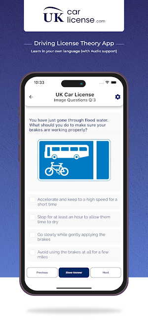 Uk Car License (Theory App) Screenshot 1