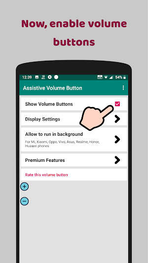 Assistive Volume Button Screenshot 2