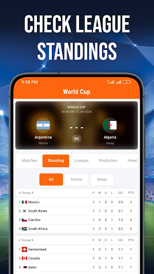 Live Football TV HD FIFA Screenshot 2
