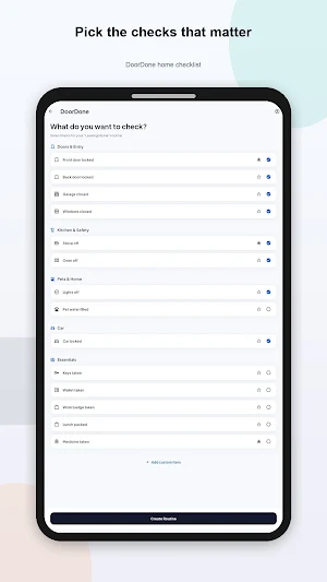 DoorDone: Home Checklist Screenshot 2