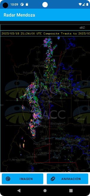 Radar Mendoza Screenshot 0