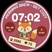 Cute Winter Animals Watch Face