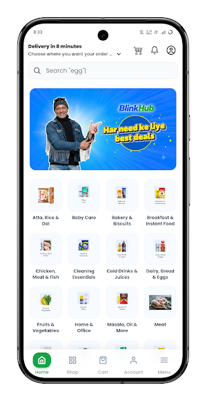 BlinkHub - Grocery in Minutes Screenshot 2