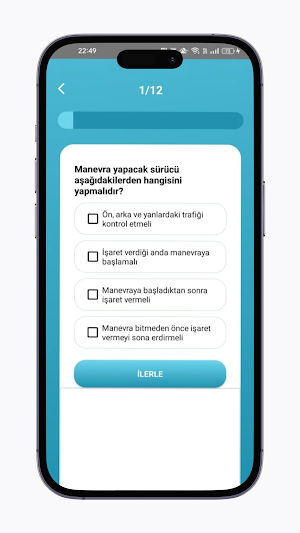 Ehliyet Sınav Soruları Screenshot 1