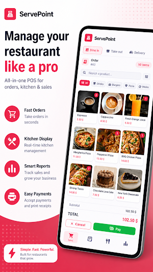 ServePoint: Café & Snack POS Screenshot 0