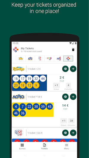 OPAP Games - Joker Powerspin Lotto Extra5 Super3 Screenshot 2
