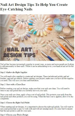 Nail Art Designs For Beginners Screenshot 3