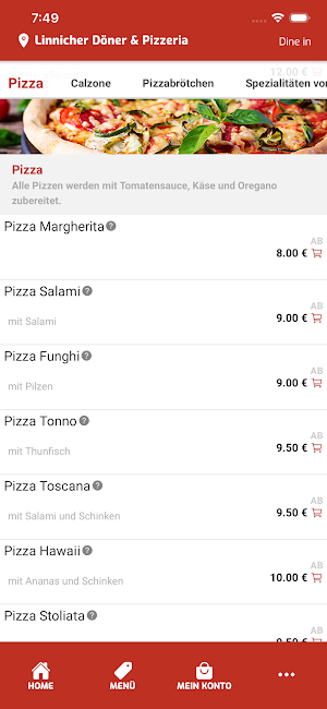 Linnicher Döner & Pizzeria Screenshot 2