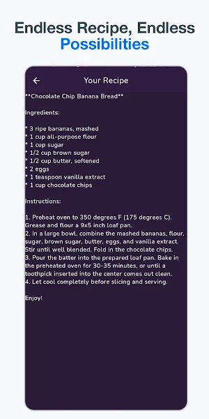 Dish Gen: AI Food Meal Creator Screenshot 3