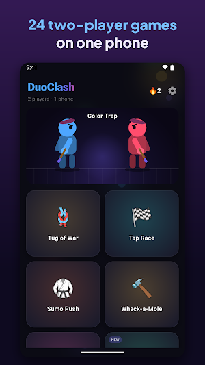 2 Player Games: One Phone Duel Screenshot 0