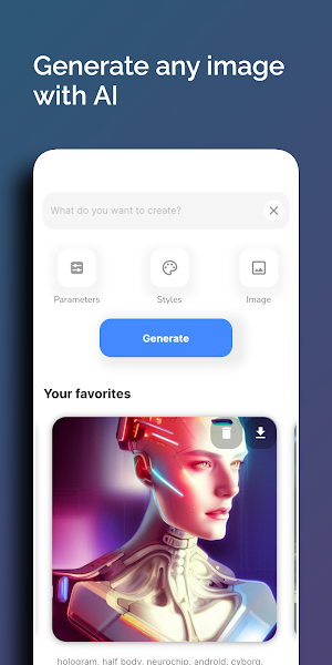 ImmaginAI - AI Art Generator Screenshot 0