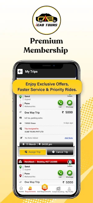 iCAB Screenshot 2