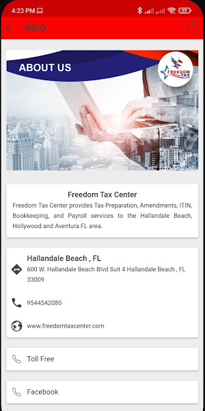 Freedom Income Tax Screenshot 1