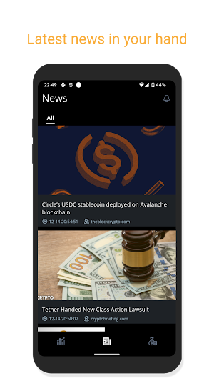 SiCrypt: BTC News & Prices Screenshot 1