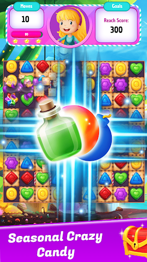 Candy Smash Crazy: Match 3 Fun Screenshot 3