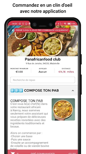 Panafricanbox streetfood Screenshot 1