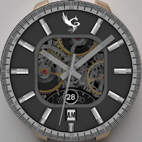 Classic Skeleton Watch Face