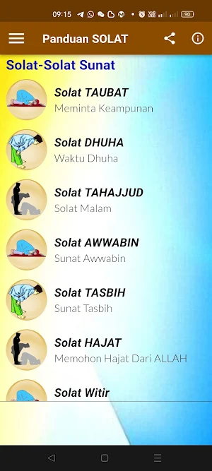 Panduan SOLAT & Arah QIBLAT Screenshot 3