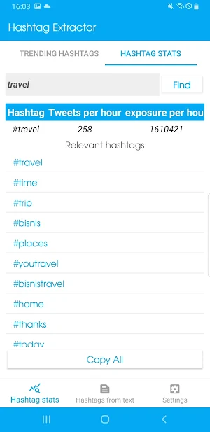 Hashtag Generator Screenshot 1