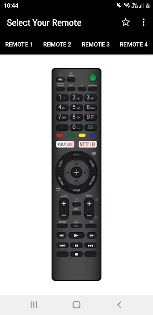 Sony TV Remote Screenshot 0