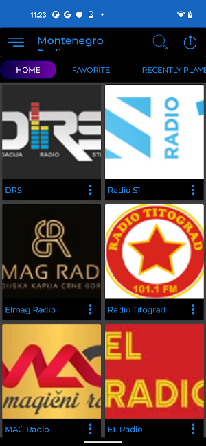 Montenegro Radio + Recorder Screenshot 2