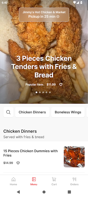 Jimmy's Hot Chicken Market Screenshot 1