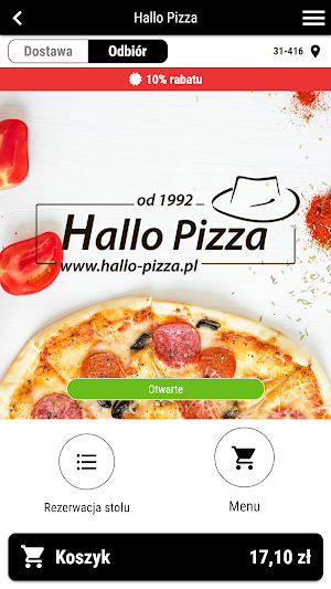 Hallo Pizza Screenshot 0