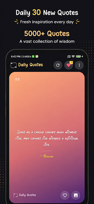 Daily Quotes (Motivation) Screenshot 1