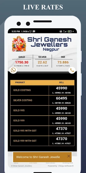 Shri Ganesh Jewellers Saheb Na Screenshot 0
