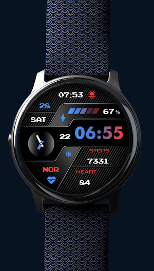 Oled - Digital v4 | watch face Screenshot 3