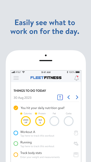 Fleet Fitness Screenshot 1