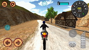 Motocross Countryside Drive 3D Screenshot 1