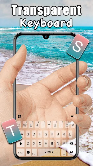 Nature Transparent Keyboard Background Screenshot 2