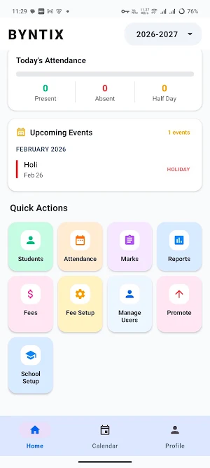 Byntix - School Management Screenshot 0
