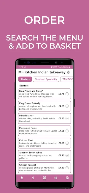Mii Kitchen Indian takeaway Screenshot 1