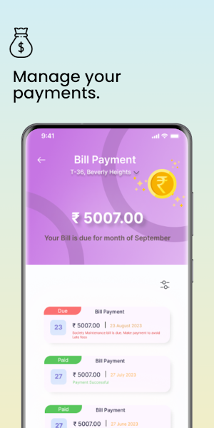 BHRE Society Management App Screenshot 3