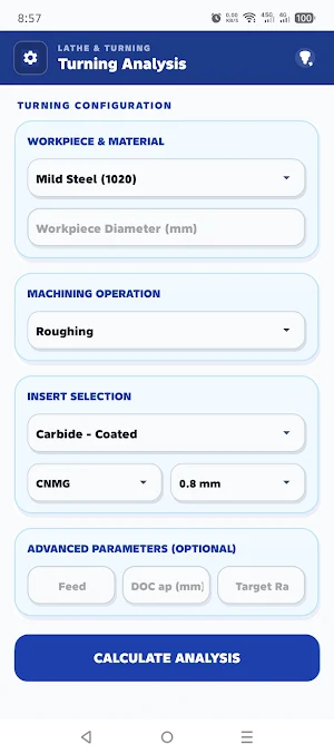 Machinist Nexus: Calculators Screenshot 2