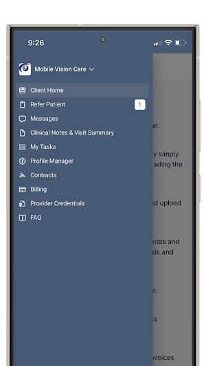 Mobile Vision Care Screenshot 2