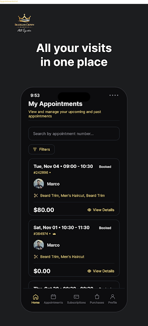 Brazilian Crown Barber Screenshot 1