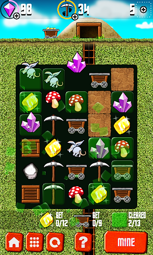 Gold Mine: Match-3 puzzle Screenshot 3