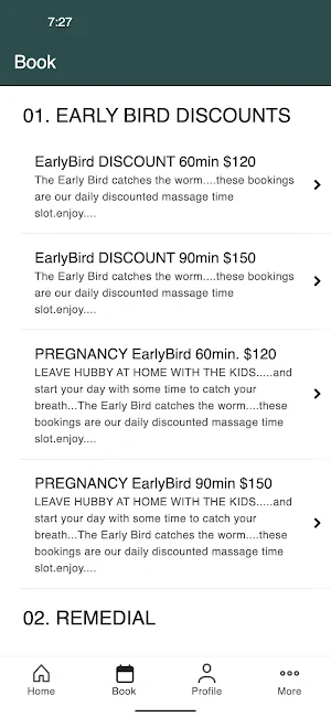 SahSin Massage Screenshot 1