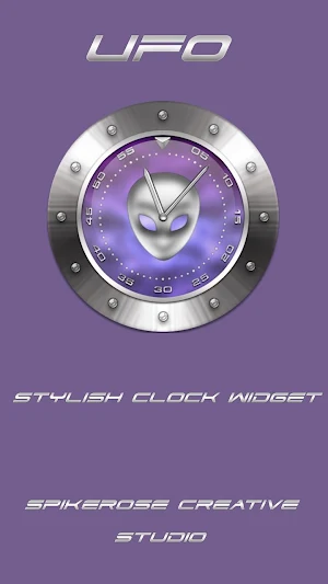 UFO Clock Widget Screenshot 0